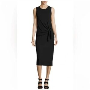 Theory Tie Knot Midi Dress Size Small
